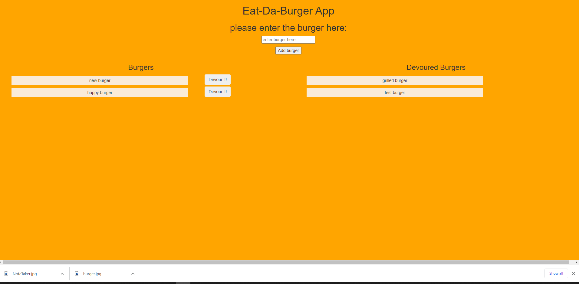 React App